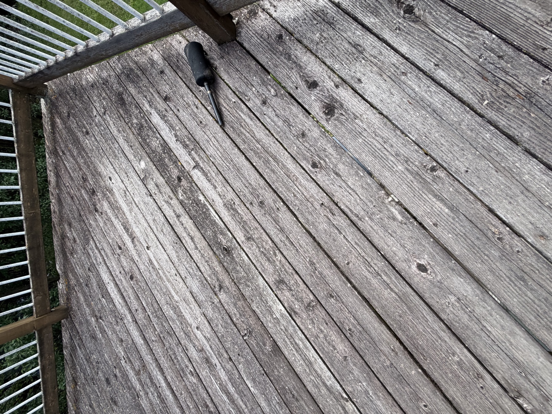 Deck boards — to be replaced